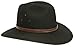 Akubra Coober Pedy Opal Hair Felt Hat Women/Men Black 6 5/8