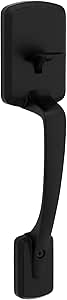 Kwikset Sedona Lever Privacy Door Lock With 6AL Latch And RCS Strike Matte Black Finish 730SEL