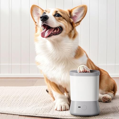Nettoyeur de pattes de chien gobelet portable anti-éclaboussures pour laver la saleté et la boue - 2
