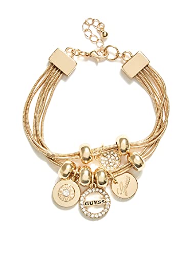 GUESS Factory Women's Gold-Tone Charm Bracelet
