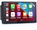 Produktbild iFreGo Android 14 Autoradio mit Wireless Apple Carplay und Android Auto, Doppel DIN,7 Zoll Autoradio Bluetooth 5.1,RDS/AM/FM Radio,7 LED Farben,Radio mit Rückfahrkamera,WiFi, GPS Navigation