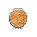 Regular Pattern Wood Strange Hand Compact Mirror Round Portable Pocket Glass