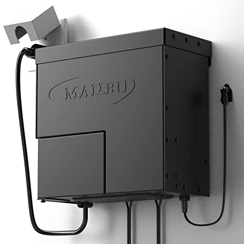 Malibu Low Voltage Landscape Transformer 600W Low Voltage Landscape Lighting Power Pack For Outdoor Spotlight Path Light Floodlight 120V To 12V Output With Photo Sensor Timer And Weatherproof Shield #TOP14