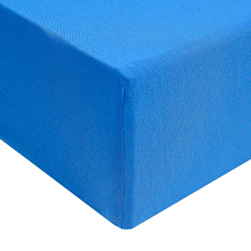 Image of Copper Pearl Premium Knit Baby Crib Sheets for Boys and Girls Breathable and Soft, Fitted Crib Sheets for Standard Baby Mattresses, Crib Sheet for Registry or Shower Gift, Blueberry