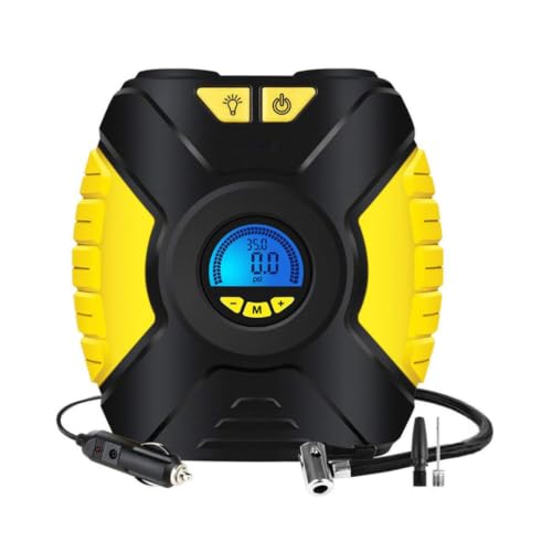 Inflador de neumáticos portátil de 25L para coche con pantalla digital inteligente