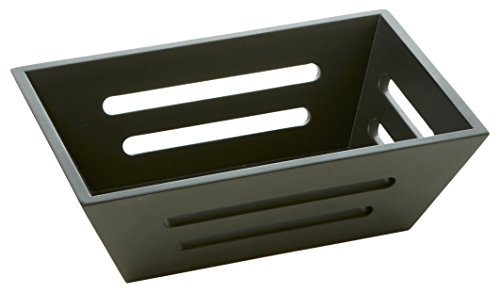 Panier noir American Metalcraft TWBREC corbeille métallique rectangulaire 6,35x9,35