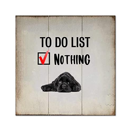 Plaque murale To Do List Nothing Frenchton Dog pour rompre la monotonie des murs vides