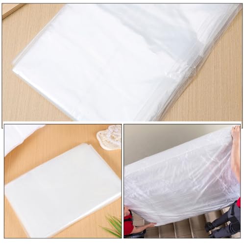 Bolsa para Colchón de PE Resistente y Transparente Tofficu Pack de 2 Unidades 4