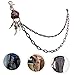 KESYOO Hip Hop Pants Chain for Men Women Durable Decorative Hanging Chain with Strong Lobster Clasps for Jeans Trousers and Skirts Fashion Accessory