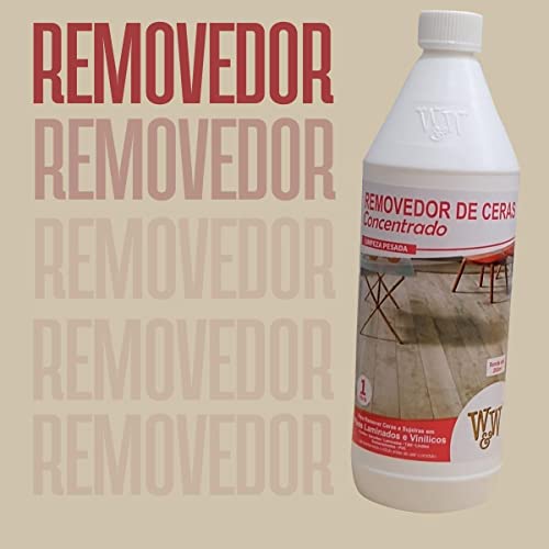 Removedor de Cera Piso Laminados e Vinilicos Limpo 1L W&W
