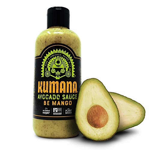 Kumana Avocado Sauce, Mango Jalapeño. A Keto Friendly Hot Sauce with Avocado, Mango
