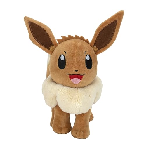 Pokémon Peluche Évoli Peluche Douce de 20 cm avec des détails Authentiques