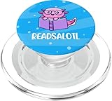 Photo Gallery readsalotl axolotl - libro di lettura carino popsockets popgrip per magsafe Photo Gallery readsalotl axolotl - libro di lettura carino popsockets popgrip per magsafe