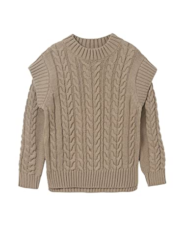 Mayoral Braided Sweater for Girls H. Mole
