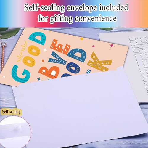Image of We Will Miss You Card,Farewell Party Decorations, Jumbo Farewell Card With Envelope, Going Away Gift for Coworker Men Women, Goodbye Good Luck Retirement Card Guest Book Party Supplies (14x22iinch)