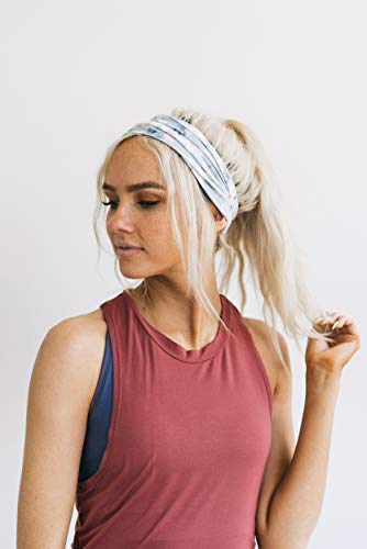 Image of Maven Thread Wide Workout Headbands for Women - Non-Slip Sweatbands for Gym, Running & Yoga