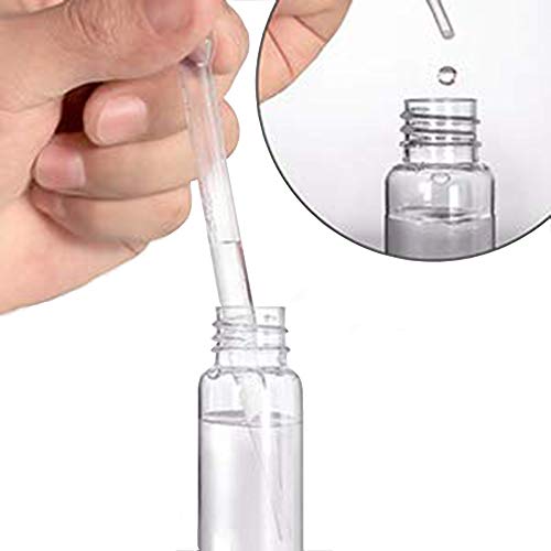 Image of 300PCS 1ml Disposable Plastic Clear Liquid Dropper Transfer Pipette Eye Droppers,Volumetric Pipettes,Essential Oils Pipettes (Pack of 4)