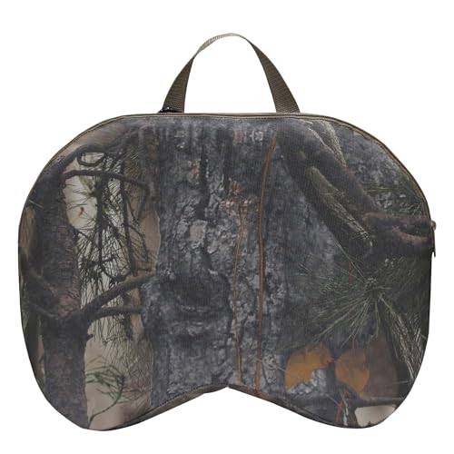 Lcoygia Portable Hunting Seat Cushion,Concave Design Thicken Stadium Seat Cushion, Dirty Proof Lightweight Outdoor Cushion,for Camping,Hunting, Fishing,ect. (Leaf)