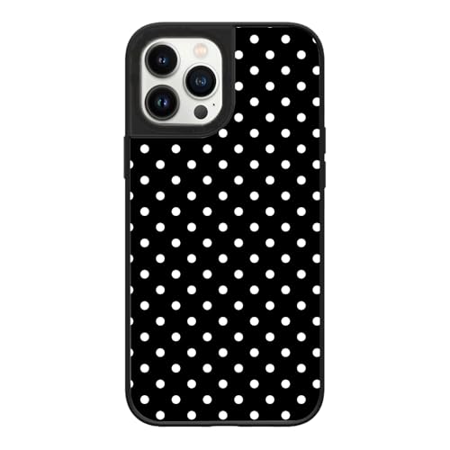 Cadeau coque de téléphone iPhone 13 Pro pois - Idée originale esthétique et antichoc