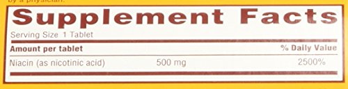 Rugby Niacin 500 mg 1000 Tabs