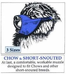 MUZZLE CHOW/SHORT NOSED BLUE - SMALL