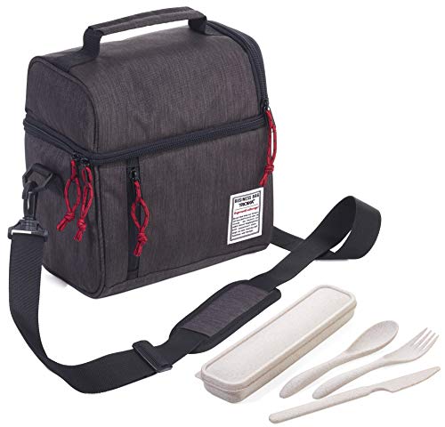Sac Isotherme avec Set de Couverts Troika pour Manger Sainement Partout