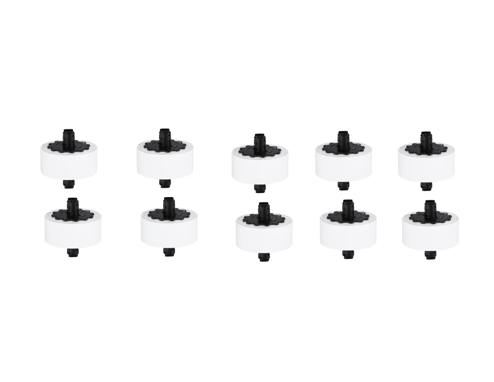 White Premium Vinyl Tape VnM SignMaker VNMWT-3508 150' L x 2" W (Pack of 10)