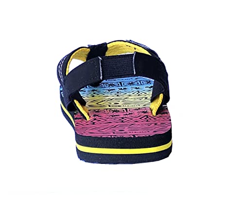 Image of REDVOLUTION New Boys' Beach Sandal TRIBAL Tattoo | Geometric Bali Flip-Flop Sandals