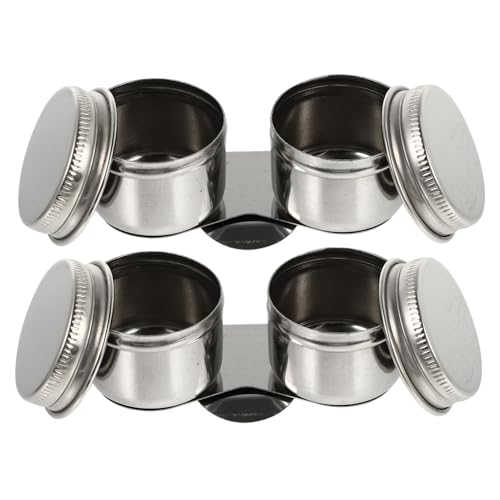 HOODANCOS Tapa de Acero Inoxidable para Recipiente para Lavado de Pinceles de Pintura para Taza de de Recipiente para Limpiador de Pinceles