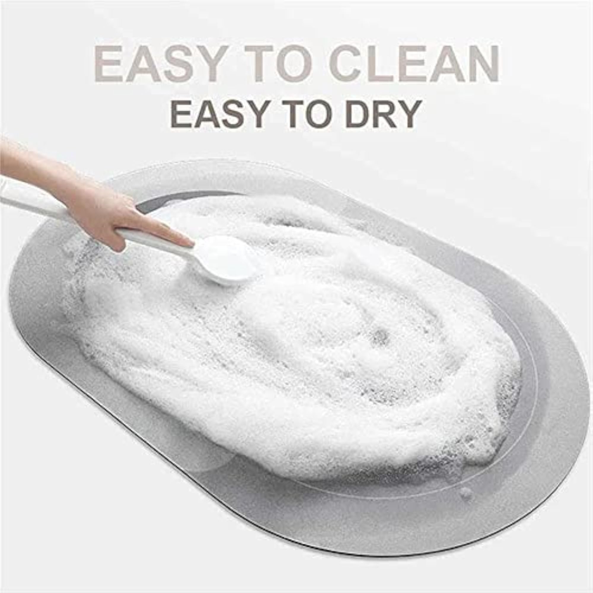 Super Absorbent Quick Dry Rubber Backed Bath Rug