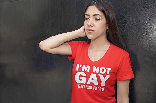 Mens I'm Not Gay, But $20 Bucks Is $20 Bucks T-Shirt Large Kelly Green #TOP4