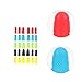 COLLBATH 30pcs Silicone Finger Protectors Insulation Cots for Industrial Workshop and Kitchen Use Flexible Scald Finger Sleeves for Safe Handling and Crafting