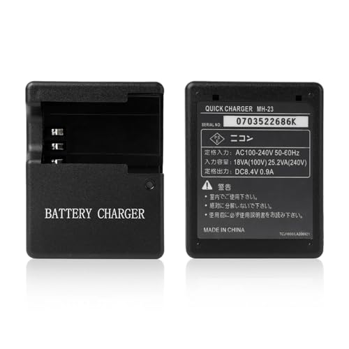 YUEFANSEN EN-EL9 EN-EL9a jR ݊[d J obe[ MH-23 [d Ή Nikon D40 D40X D60 D3000 D5000