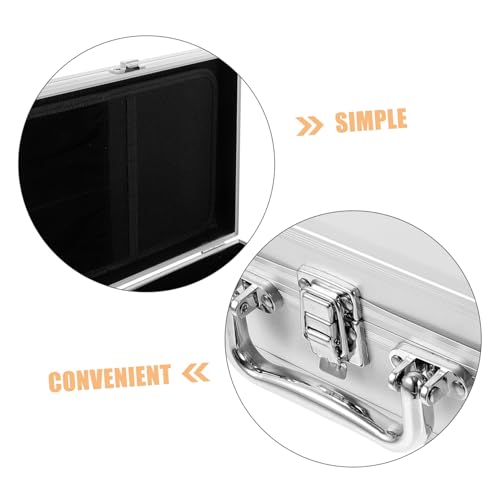 VICASKY Men's Aluminum Alloy Case Briefcase for Men Metal Storage Case Lock Portable Toolbox4