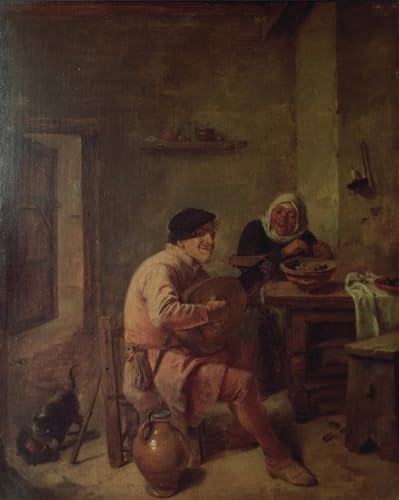 Imagen de lienzo de Adriaen Brouwer pintura mural premium para salones elegantes