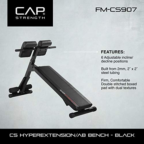 CAP Barbell Hyperextension/Ab Bench