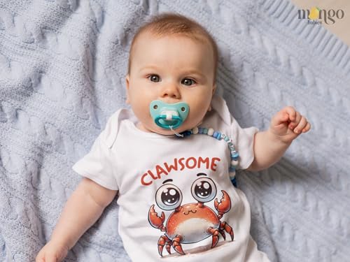 Clawsome Crab Baby Bodysuit – Crab Kids T-Shirt Toddler Tee, Sea Life Baby Clothes, Gift for Ocean Lovers2