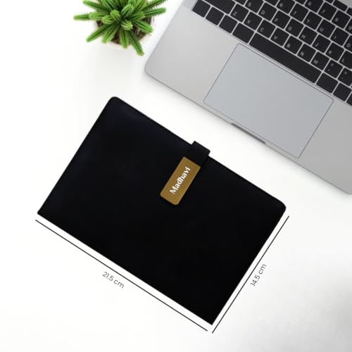 Image of Giftana Personalized Diary with Name, Customized Leather Diaries with Magnetic Overlap Lock,192 Pages, Personalised A5 Notebook Diary, New Year Corporate Gifts for Employee (Black -Golden Clip)