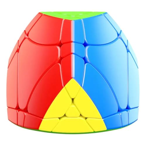 Image of SengSo War Drums 3x3 Shape Mod Speed Cube | 8-Axis Tapered Dome Design | Smooth 3-Layer Rotating Octahedron Mechanism, Vibrant Stickerless Brain Teaser Puzzle