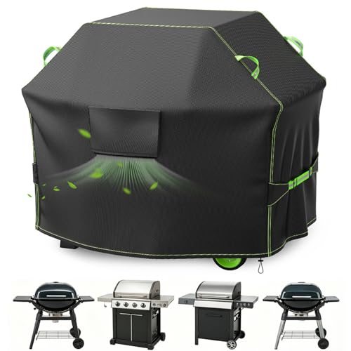 LZBCIXA Grill Cover for Lynx SMART30, 420D Water-Resistant Heavy Duty BBQ Gas Grill Cover with Adjustable Straps, Outdoor Tear Resistant Barbecue Cover