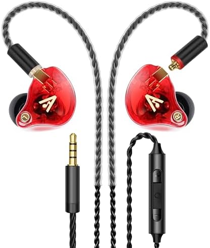 Wired Earbuds Vibes 202M, Red