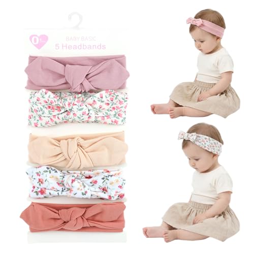 Image of SNOWIE SOFT Baby Headbands Soft Stretchy Baby Girl Bows Newborn