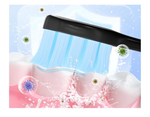 Têtes de brosse à dents électriques 7MAGIC Black noires - 6