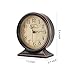 Auafanzy 7-Inch Retro Mantel Desk Clocks，Silent Vintage Table Clock with All Metal Frame，Easy to Read Larege Retro Mantel Clocks for Living Room，Fireplace and Shelf Decoration.