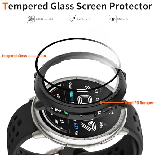 Coque Amazfit Active 2 44mm en polycarbonate haute résistance