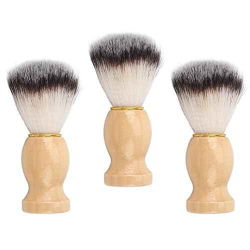 Spazzola in Schiuma per Barba Uomo, Spazzola in Schiuma per Barba Ad Asciugatura Rapida Impugnatura Comoda per Uso Domestico