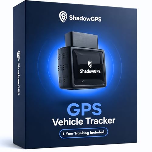 Real-Time OBD2 GPS Car Tracker – $12/Month with 1 Prepaid Year – Plug & Play Device for Families, Teens & Businesses with Trip History, Driving Alerts & GeoFence – Accurate, Easy Setup