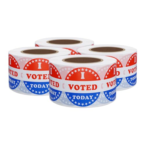 Autocollants I Voted Today 3,8 cm pour équiper vos bureaux