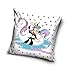 Coussin Disney Minnie en Maillot de Bain avec bouée Licorne 40x40cm