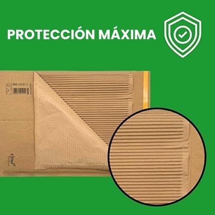 TEXSO Briefumschläge Wattiert - Umweltfreundliche Versandumschläge Aus Recyclingpapier 27x36cm